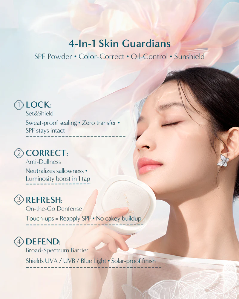 Flawless Jade Breathable Color Correcting Loose Powder SPF50+PA+++ - Image 4