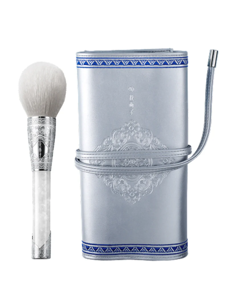 【Points-Redeemable】Crystal Makeup Brush+Brush Roll