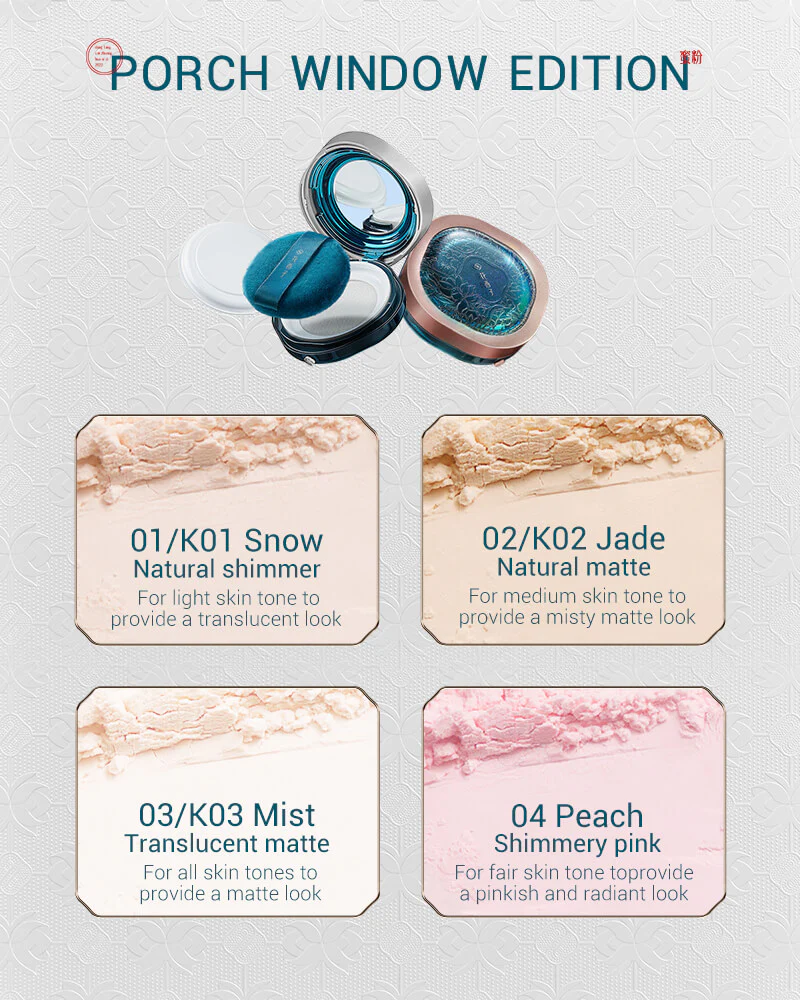 Fairy Peach Blossom Ultra-light Setting Powder (Porch Window Edition) - Image 7