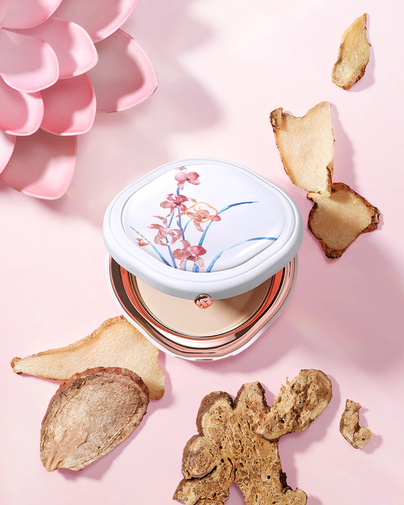 Yurong Airbrushed Tinted Pressed Powder (Ode to Embroidery) - Image 6